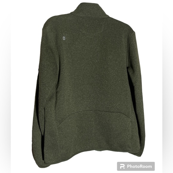 Figs On Shift Sweater knit Jacket zip up Size Small Green Sold out color - Picture 2 of 12